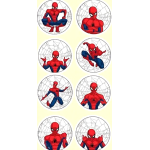 Marvel Spider-Man Sticker Set - Roll of 50's - Assorted